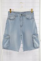 Trendyol Blue Wide Cut Shorts & Bermudas with Plenty of Cargo Pockets