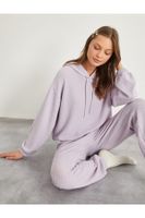 Koton Pajama Top - Purple - Plain