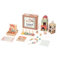 eliNeli Montessori Box 19-24 m набір іграшок з деревини