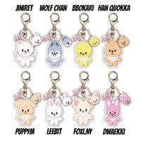 Stray Kids SKZOO 5'CLOCK Acrylic Keychain Kľúčenka