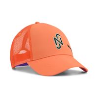 Puma Neymar Jr Trucker-Cap | Mit Other Pattern | Orange Poppy/Black | Größe: Adult