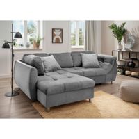 Livetastic ROHOVÁ ROZKLÁDACÍ POHOVKA, textil, antracitová