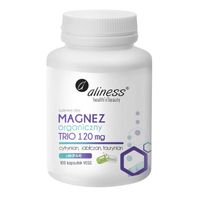 ALINESS - Magnez Organiczny TRIO 120mg - 100vcaps.