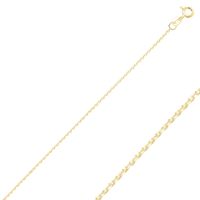 Olivie Strieborná retiazka GOLD 50cm 2597