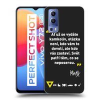 Silikónový čierny obal pre Vivo Y72 5G - Kazma - SVĚT PATŘÍ TĚM, CO SE NEPOSEROU
