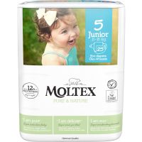 Moltex Pure & Nature Junior Size 5 ekološke plenice za enkratno uporabo 11-16 kg 25 kos