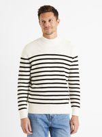 Celio Denerio Pullover Weiß