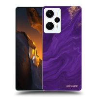 Silikónový prehľadný obal pre Xiaomi Poco F5 - Purple