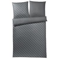 Joop! OBOJSTRANNÁ POSTEĽNÁ BIELIZEŇ, makosatén, grafitová, 155/220 cm