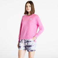 Bluza Under Armour Rival Fleece Oversize Crew Pink Edge/ White/ White XS