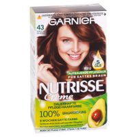 Garnier Nutrisse krémová permanentní barva na vlasy 43 Zlatohnědá - Cappuccino