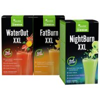 STOP Grăsime! | Pachet pentru slăbire din 3 produse | Detoxifiere și arderea grăsimilor | WaterOut, FatBurn, NightBurn | Pentru 10 zile | SlimJOY