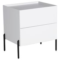 Livetastic NOČNÝ STOLÍK, biela, 50/55/40 cm
