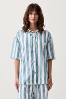 HUGO nočná košeľa dámska z viskózy RESORT SL-SHIRT