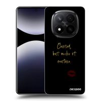 Silikónový čierny obal pre Xiaomi Redmi Note 14 Pro+ 5G - Cursed