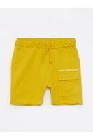 LC Waikiki Baby Boy Shorts with an Elastic Waist Printed Cotton