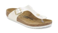 Birkenstock Gizeh Kids Birko-Flor Narrow Fit Děti - Sandály Birkenstock - Bílá - 1029796-3.5 - Size: 3.5