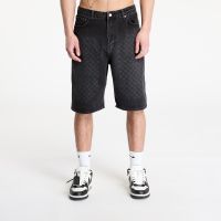 Daily Paper Laser Monogram Denim Shorts Black S