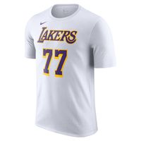 Nike NBA Los Angeles Lakers Luka Doncic Tee White - Pánske - Tričko Nike - Biele - DR6380-105 - Veľkosť: XS