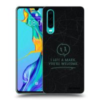 Silikónový čierny obal pre Huawei P30 - LEFT A MARK