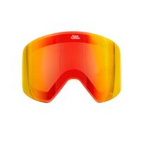 HORSEFEATHERS Náhradné sklo Colt - mirror red RED
