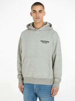 Tommy Hilfiger Monotype Mouline Hoodie Sweatshirt Grau