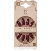 SOSU Cosmetics Salon Nails sztuczne paznokcie odcień Mulled Wine 30 szt.
