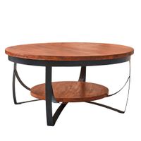 MID.YOU KONFERENČNÝ STOLÍK, hnedá, drevo, 90/90/44 cm