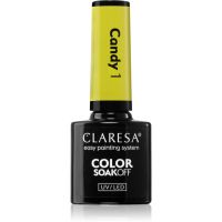 Claresa SoakOff UV/LED Color Candy géles körömlakk árnyalat 1 5 g