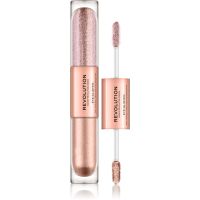 Makeup Revolution Eye Glisten folyékony szemhéjfesték árnyalat Adored By You 2 x 2.2 ml