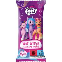 My Little Pony Wet Wipes nawilżane chusteczki oczyszczające dla dzieci 15 szt.