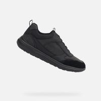 Black men's sneakers Geox Portello - Men's