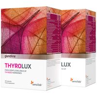 ThyroLux 1+1 GRATIS | Zur Unterstützung der Schilddrüse | 100% natürlich und hormonfrei | 2x 60 Kapseln | 2-Monatsvorrat | Sensilab