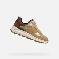 Beige women's sneakers Geox Spherica 4X4 B Abx - Women's