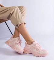 D/CEO Różowe sneakersy sportowe na masywnej podeszwie Roxana