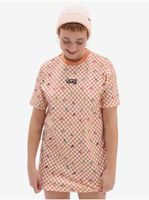 White-orange women's checkered dress VANS - Women's