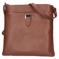 Női bőr crossbody kézitáska Italia Gotta - barna
