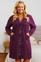 Dámský župan Doctor Nap 7319 - bavlna Vínově-červená XL