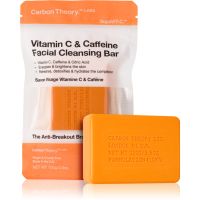 Carbon Theory Facial Cleansing Bar Vitamin C & Caffeine čistilno milo za obraz z vitaminom C Orange 100 g