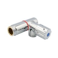 German Ventil pro připojení zařízení 3/4" nástěnná baterie / kov / stříbrná
