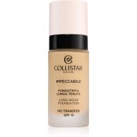 Collistar Impeccabile Long Wear Foundation dlhotrvajúci make-up SPF 15 2G Golden Beige 30 ml