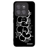 Silikónový čierny obal pre Xiaomi 14 - Throw UP