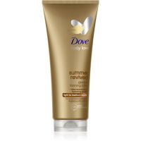 Dove DermaSpa Summer Revived молочко автозасмага для тіла відтінок Light to Medium 200 мл