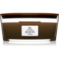 Woodwick Sand & Driftwood ароматна свещ с дървен фитил (hearthwick) 453 гр.