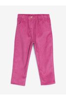 LC Waikiki LCW Elastic Waist Baby Girl Velvet Trousers