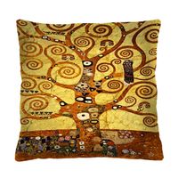 Bertoni Home Unisex's Square Pillow Klimt Art Deco