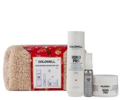Darčeková sada na posilnenie vlasov Goldwell Dualsenses Bond Pro Set + kozmetická taštička zadarmo + darček zadarmo