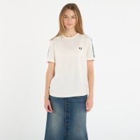 Μπλουζάκι FRED PERRY Contrast Tape Ringer T-Shirt UNISEX Ecru/ Navy M