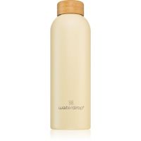 Waterdrop Thermo Steel μπουκάλι νερού από ανοξείδωτο ατσάλι χρώμα Pastel Yellow Matt 600 ml