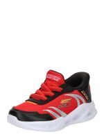 SKECHERS Tenisice 'METEOR-LIGHTS-BRISK'  srebrno siva / narančasta / crvena / crna